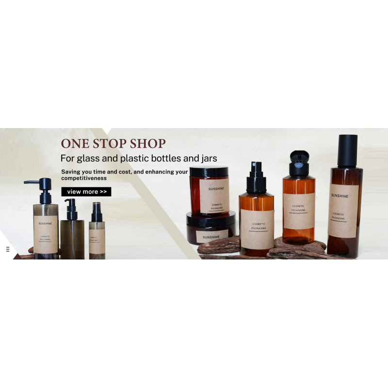 Cosmetics Containers ClearLuxury 100ML Empty PET Body Spray Bottle 150ML 200ml Spray Bottle AMBEL Plastic Cosmetics Bottles