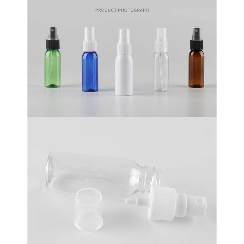 Alcohol Perfume Plastic 30ml-100ml Pump Sprayer Bottle for Skin Care Packaging