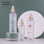 Skincare Packaging Cosmetic Spray Bottle 100ml 150ml Flat Shoulder 200ml Round Shoulder Frosted Plastic Spray Bottle