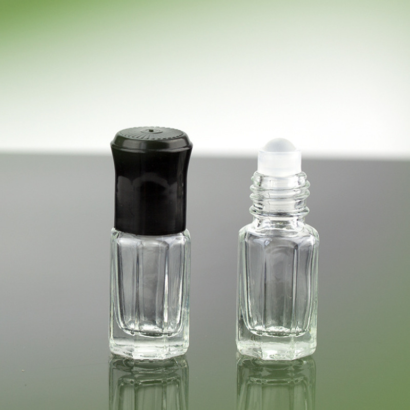 3ml Roll on Star Anise Essential Oil Bottle Perfume Bottle Transparent Glass Bottle
