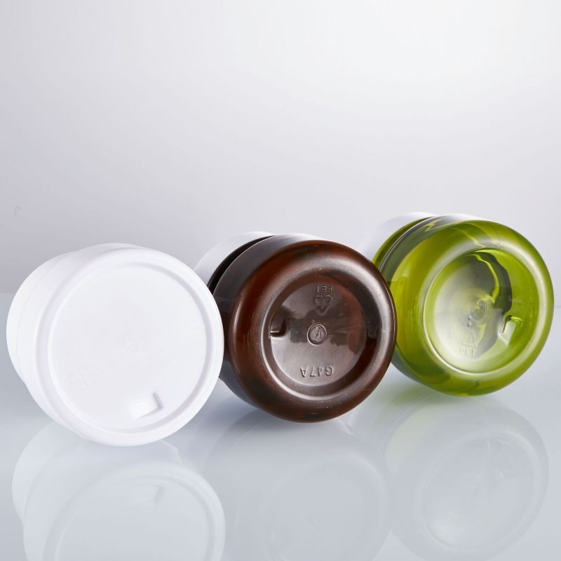 Unique Hangzhou Sunshine New Product 60ml PET Green Plastic Cream Jar for Ready to Ship