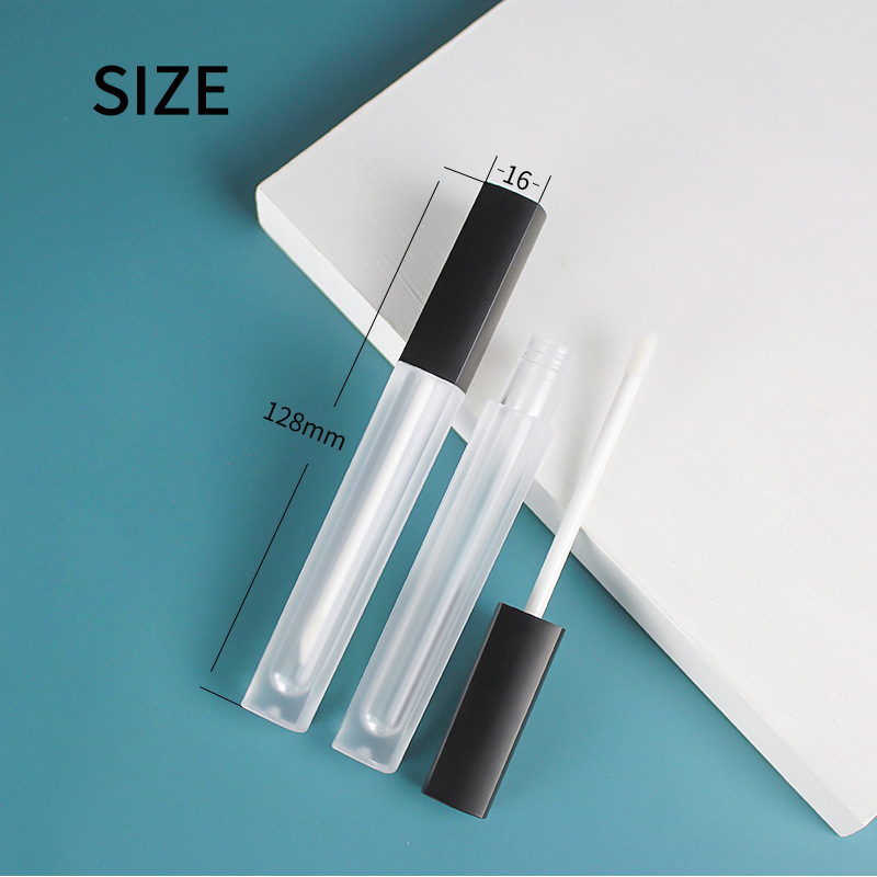 Stock New 4.5ml Transparent Lip Gloss Tube Full Clear Empty Plastic Lipgloss Container for Cosmetic Makeup Packaging