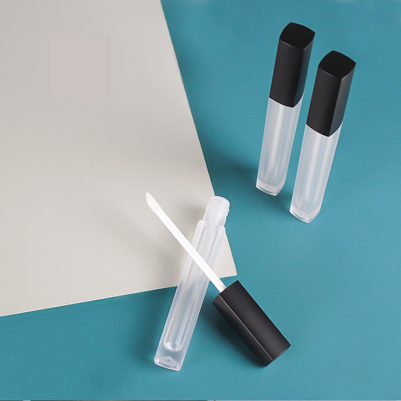 Stock New 4.5ml Transparent Lip Gloss Tube Full Clear Empty Plastic Lipgloss Container for Cosmetic Makeup Packaging