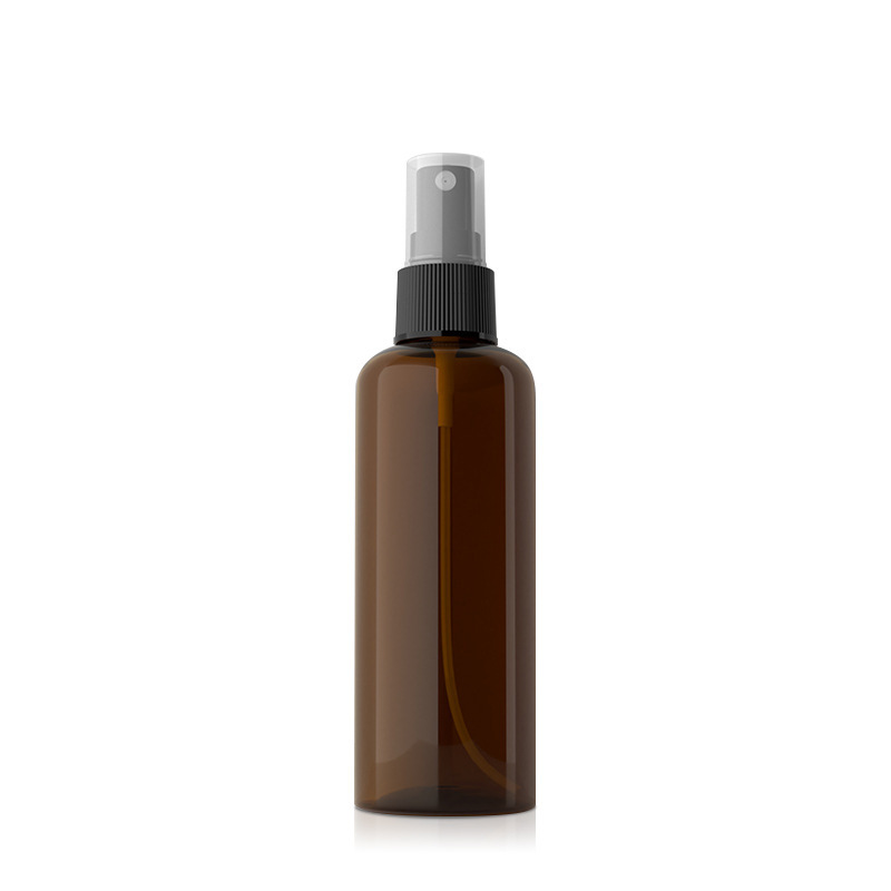 Empty Fine Mist PET 100ml Amber White clear Plastic Spray Bottle