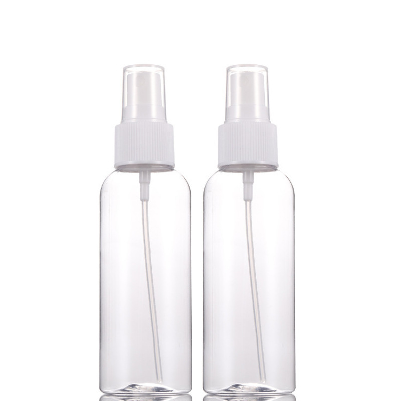 Empty Fine Mist PET 100ml Amber White clear Plastic Spray Bottle