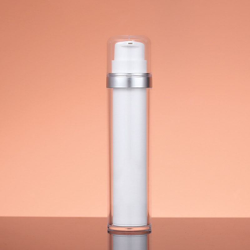 Eco Friendly PP Airless Vacuum Bottle 15ml 30ml 50ml with Replaceable Inner Container for Skincare and Serum Travel Use