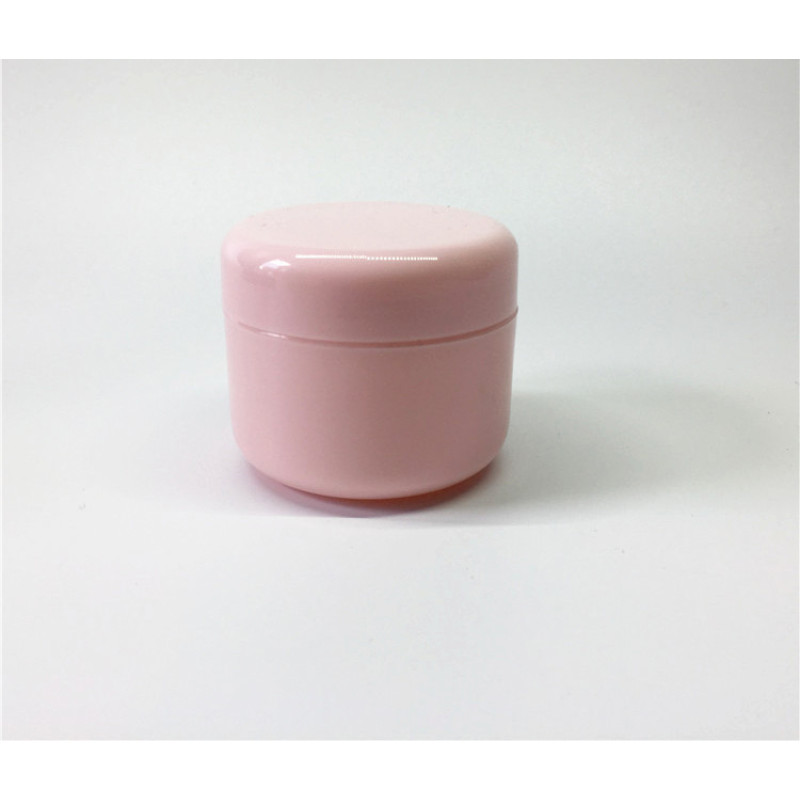 50g 100g 200g PP Small Cosmetics Cream Empty Plastic Clear White pink Green Yellow Round Straight Jar