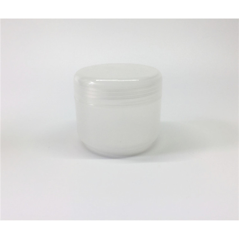 50g 100g 200g PP Small Cosmetics Cream Empty Plastic Clear White pink Green Yellow Round Straight Jar