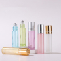 10ml Perfume Essential Oil Bottles Roll on Bottles With Silver Lid Gold Lid