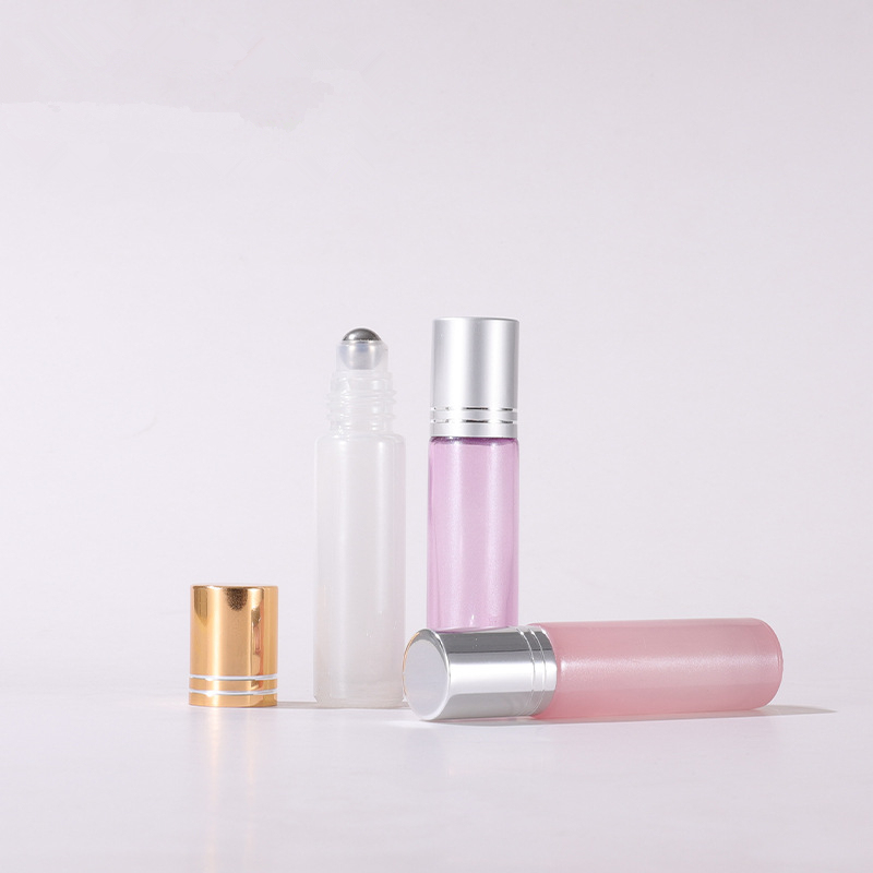 10ml Perfume Essential Oil Bottles Roll on Bottles With Silver Lid Gold Lid