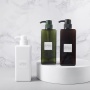 PETG Pump Lotion Bottle 650ml Square Emulsion Bottle Plastic Press Shampoo Body Wash Body Lotion Bottle