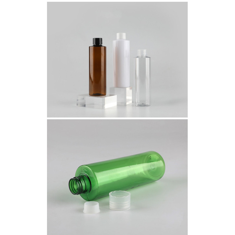 250ml Plastic PET Cosmetic Packaging Bottles 8oz Twist-up Skincare Lotion Bottles with Pump Sprayer Seal