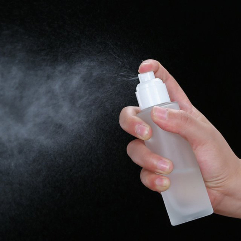 New Arrival 40ML 60ML 80ML Frosted Bottle Spray Bottle for Lotion clear Glass Lotion Bottle
