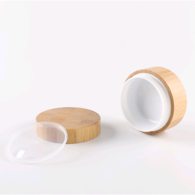 Spot High-grade 30g Original Ecological Bamboo Cream Bottle Cosmetic Box