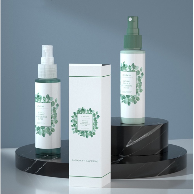 100ml Flat Shoulder Mini Spray Bottle Cosmetic Dispenser PET Empty Spray Bottle Sample Spray Bottles