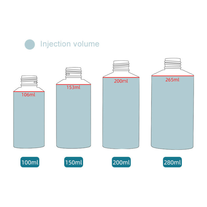 2026 New Style Label Design Recyclable 100ml 150ml 200ml clear Green Amber Packaging Face Body Hair Oil Plastic Pump Bottle