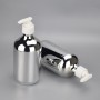 Silver Color High End Empty 500ml Plastic Bottles Plastic Shampoo and Conditioner Bottles for Hair Conditioner