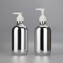 Silver Color High End Empty 500ml Plastic Bottles Plastic Shampoo and Conditioner Bottles for Hair Conditioner