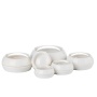 High Quality Fancy Elegant 3g 5g 30g 50g White Round Plastic Cosmetic Cream Container Jars for Cosmetics and Creams
