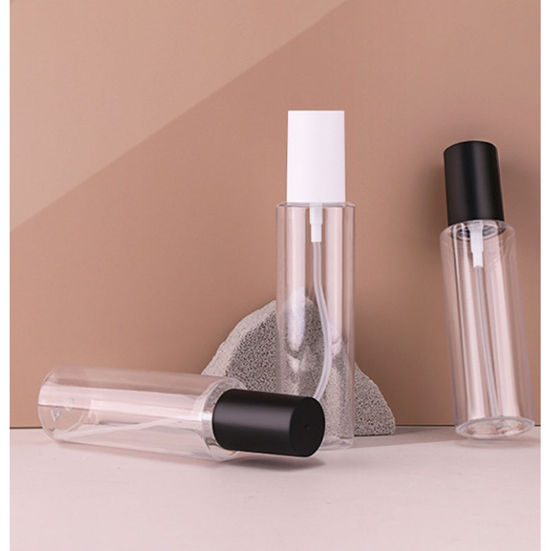 Fast Delivery Matte Pump 100ml 150ml Plastic Spray Bottle Refillable Cosmetic Skincare Bottle for Essence Facial Lotion