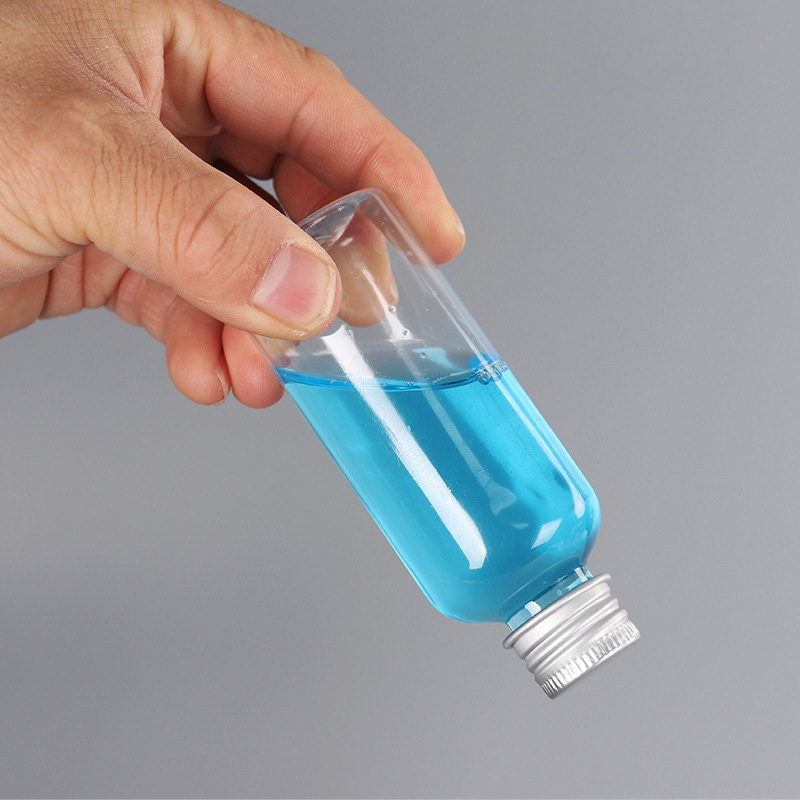 Zhejiang Hangzhou Empty Cosmetic Plastic Bottle with Aluminium Screw Caps Beard Oil Skincare Use