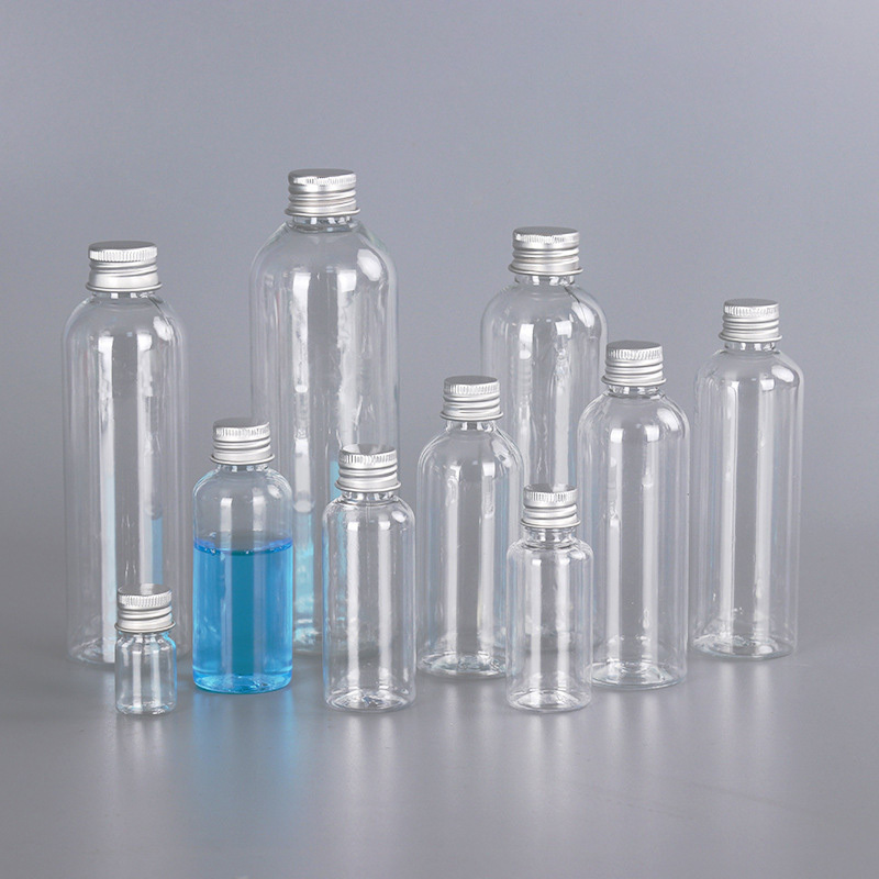 Zhejiang Hangzhou Empty Cosmetic Plastic Bottle with Aluminium Screw Caps Beard Oil Skincare Use