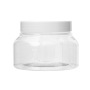 Empty Body Butter Cream Container Skincare Body Scrub Jars Plastic Wide Mouth Cosmetic 8oz Jar for Body Scrub