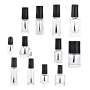 Ready to Ship 10ml Glass clear Empty Nail Polish Bottle Containers with Brush Cap and Custom Private Label