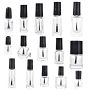 Ready to Ship 10ml Glass clear Empty Nail Polish Bottle Containers with Brush Cap and Custom Private Label