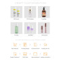 50ml Pearl White Round Glass Essential Oil Bottle with Dropper for Skin Care