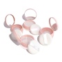 10g 20g Round Flapper Loose Powder Containers Matte Loose Powder Jar Portable With Mirror Powder Puff