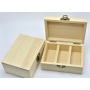 Essential Oil Wood Storage Box 3 Pcs 5ml Glass Bottle Wooden Box