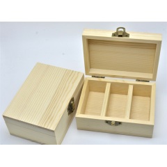 Essential Oil Wood Storage Box 3 Pcs 5ml Glass Bottle Wooden Box