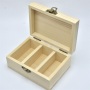 Essential Oil Wood Storage Box 3 Pcs 5ml Glass Bottle Wooden Box
