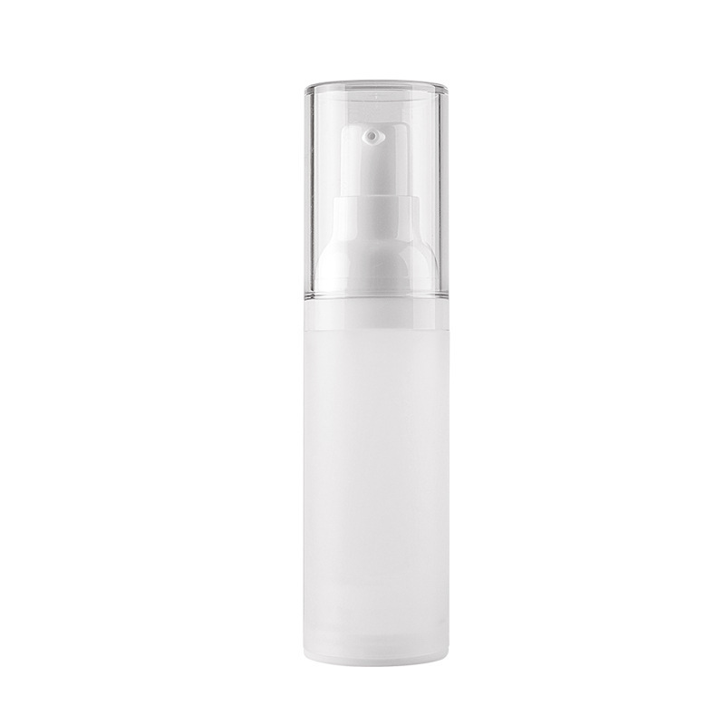 Wholesale 15ml Cosmetic Packaging Bottle Airless Pump Plastic Cosmetic Skincare Lotion Bottles
