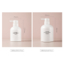 Customizable 300ML 500ML Matt White Plastic Container Empty Lotion Cream Bottle with Press Pump Lid for Body Care Products
