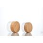 5g 20g 30g 50g 100g Frosted Glass Cream Jar Wholesale Cosmetic Jars Skin Care Packaging Jar With Bamboo Lid