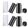 Custom Service Empty 15g 30g 50g 75g Screw Cap Deodorant Container Screen Printed Plastic Bottle