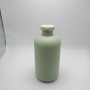 Soft Touch 500ml Green Color Hdpe Plastic Shampoo Bottles with Flip Screw Cap for Shampoo Gel