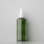 High Quality PET Green Slant Shoulder Plastic Spray Bottle 50ml 100ml 150ml 200ml Fine Mist Hair MOQ 100pcs for Shampoo Use