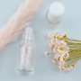 Clear Crystal Roll on Glass Bottle 5ml 10ml 15ml 20ml 30ml 50ml Perfume Oil Roll on Glass Bottle With Roller Ball