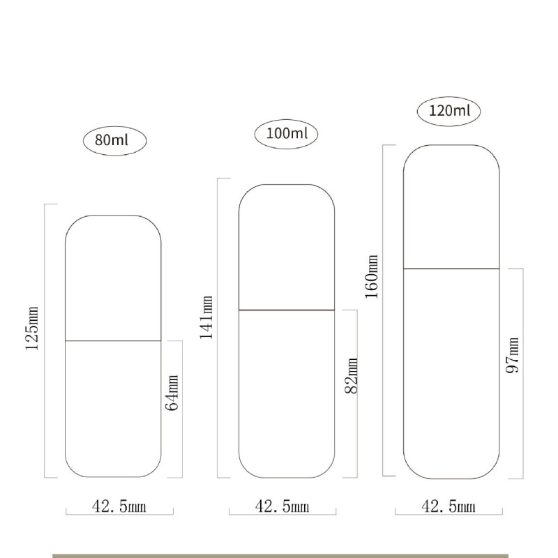 New Arrival 80ml 100ml 120ml Clear Square PET Plastic Mist Spray Bottle Moisturizing Toner Bottle White Cap