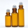 Factory Wholesale 1ml 2ml 3ml Roll on Mini Sample Glass Bottle for Essential Oil