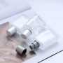 High Quality Empty 30ml clear Matte Glass Perfume Mist Spray Bottles with Spray Pump
