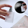 High Quality Empty 30ml clear Matte Glass Perfume Mist Spray Bottles with Spray Pump