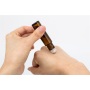 6 Pack Amber Thick Glass Roller Bottles with Stainless Steel Balls Roll on Bottles for Oils and Eye Cream