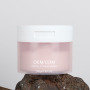 Private Label Empty Cosmetic Plastic Dispenser Jar 140g for Cotton Pads with Custom Color and Logo Printing