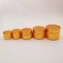 Cosmetic Supplier Recyclable Custom Made Goden Color Skin Care Cream Personal Packaging Glass Jars malaysia