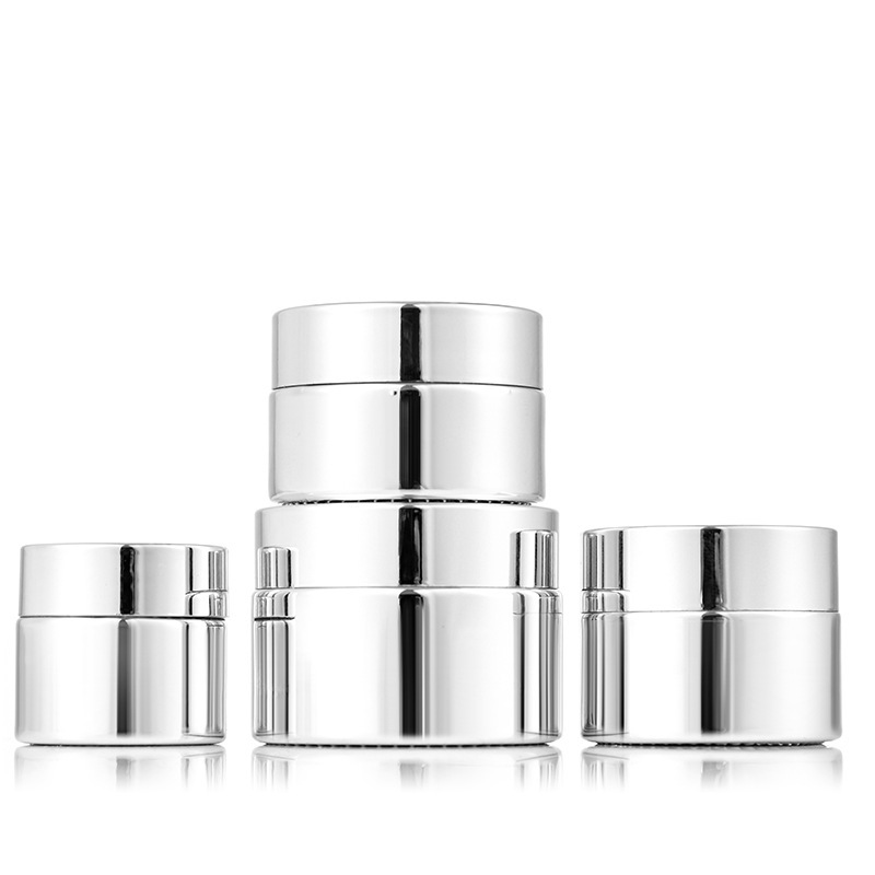 Cosmetic Supplier Recyclable Custom Made Goden Color Skin Care Cream Personal Packaging Glass Jars malaysia