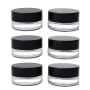 Empty clear Cosmetic Container Mini Small 5ml Glass Jars with Lids for Eye Cream